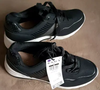 Zapatillas deportivas negras BNAUX para hombre - miniatura 1