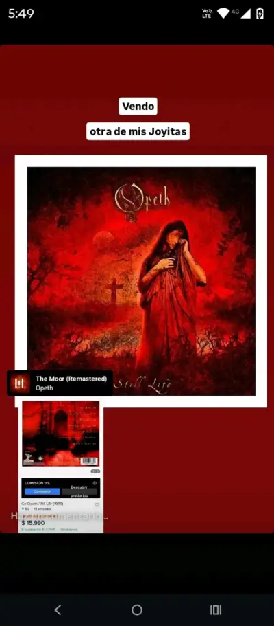 CD Opeth Still Life - miniatura 2