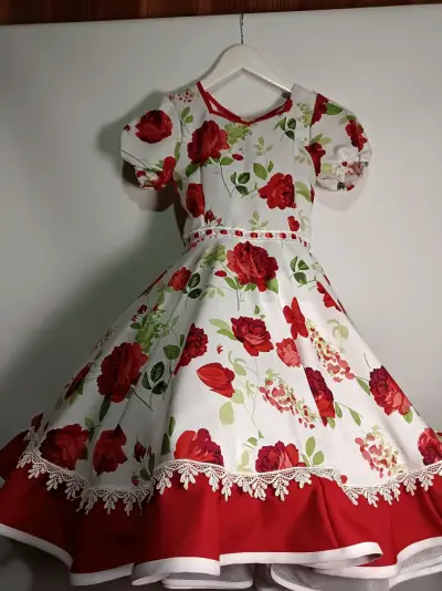 Vestido infantil de cueca  talla 8 - miniatura 3