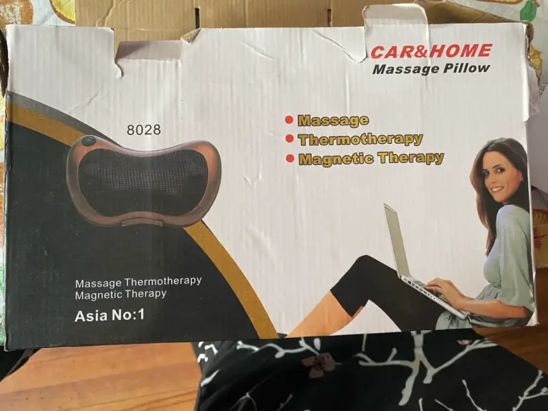 Cojín Masajeador Eléctrico para Cuello y Espalda - 5