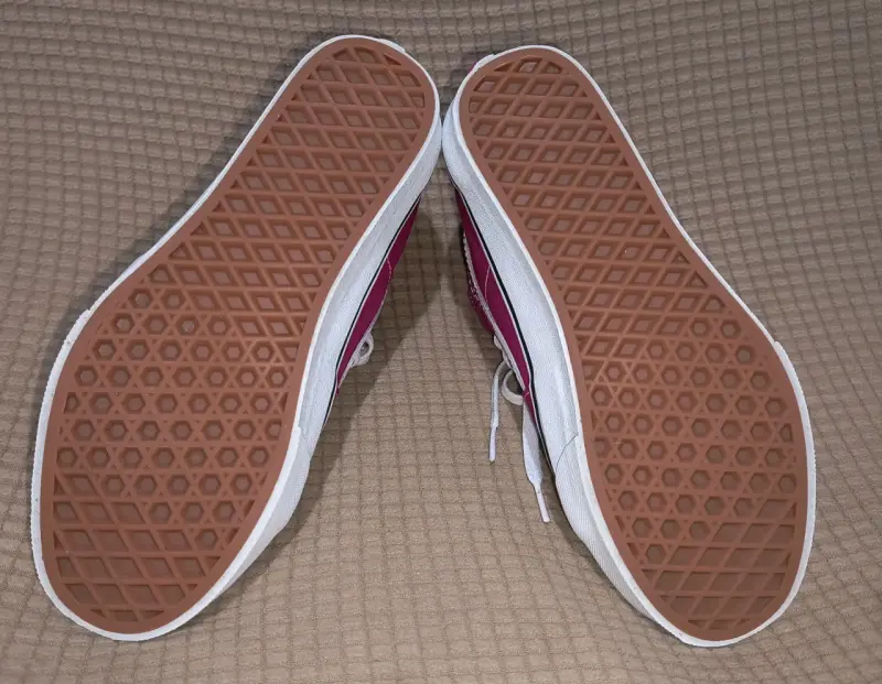 Zapatillas Vans altas color burdeos - 3