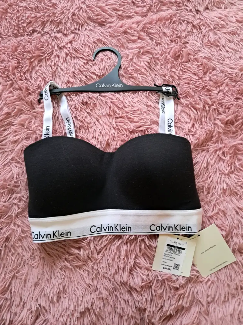 Bralette Calvin Klein negro - 1
