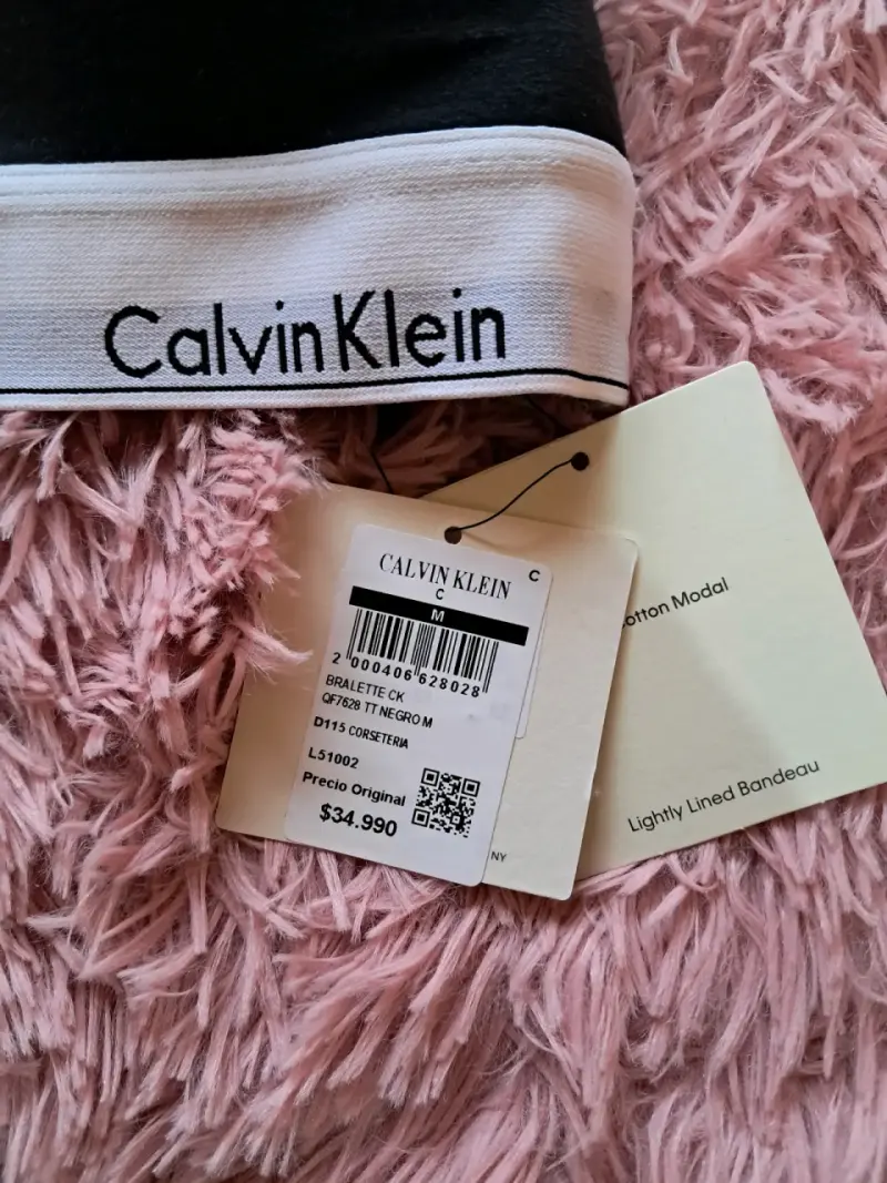 Bralette Calvin Klein negro - 2