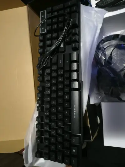 Kit de teclado, mouse y audífonos gamer con retroiluminación - miniatura 5