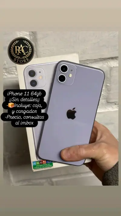 iPhone 11 64GB con caja y cargador - miniatura 1