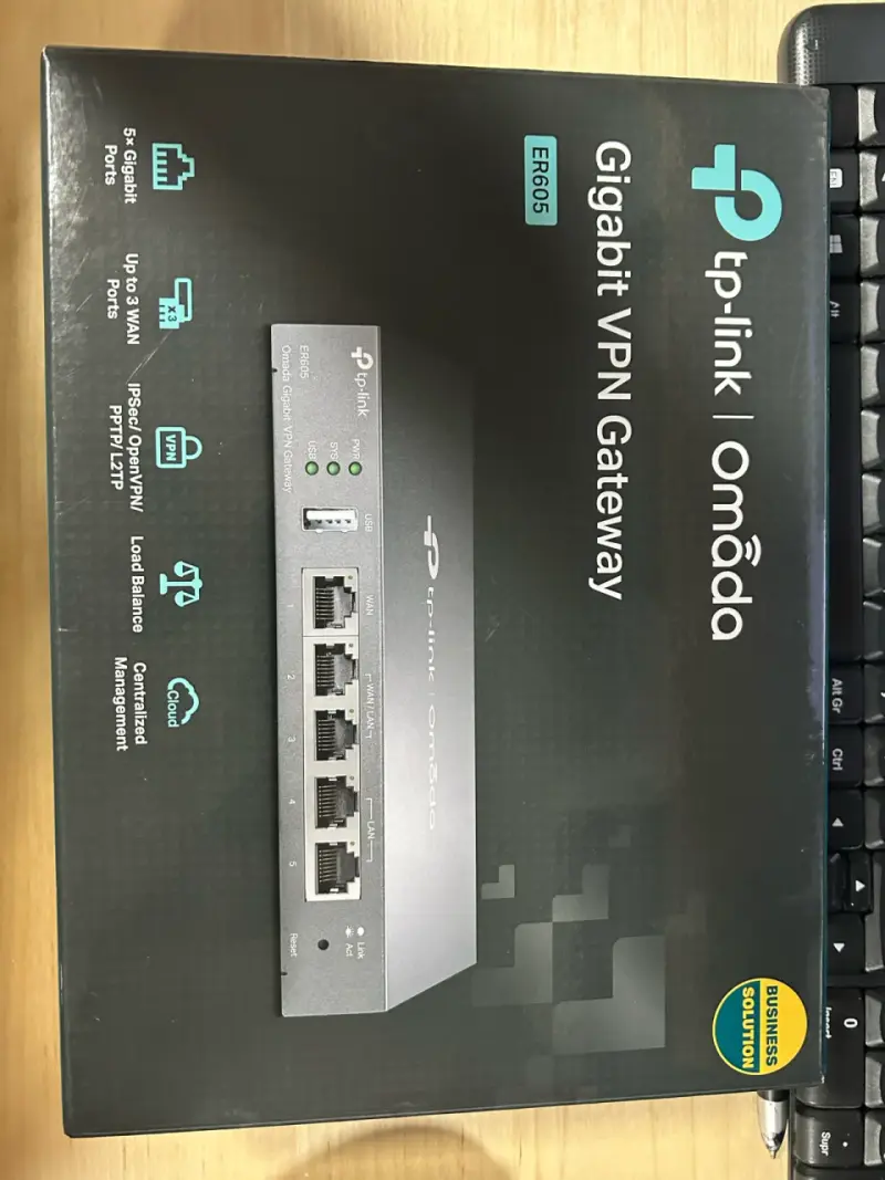 Gateway VPN Gigabit TP-Link Omada ER605 - 1