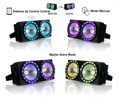 Luces LED RGB para escenarios con control DMX - miniatura 1