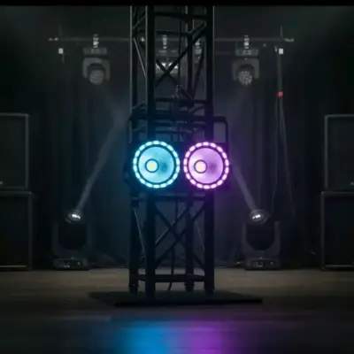 Luces LED RGB para escenarios con control DMX - miniatura 2