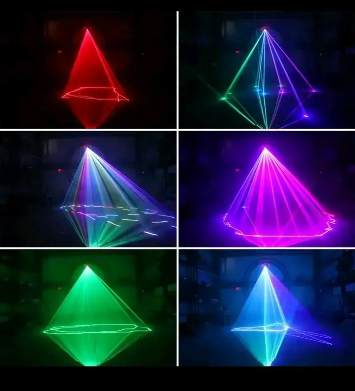 Luz láser grafico RGB para fiestas y eventos - 1