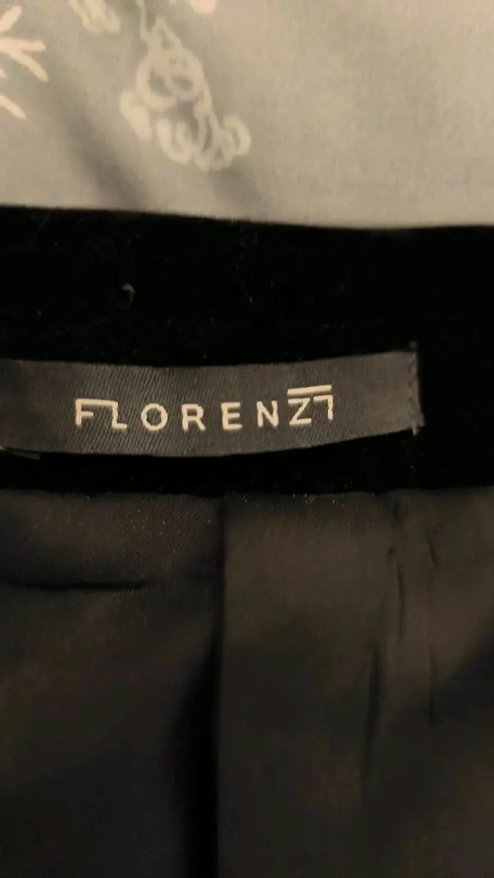 Blazer de terciopelo negro Florenzi de gala - 2