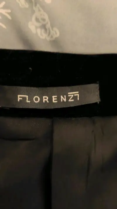 Blazer de terciopelo negro Florenzi de gala - miniatura 2