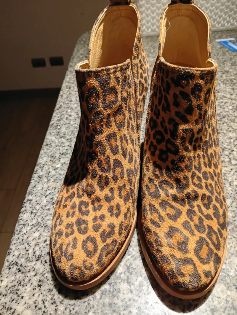 Botines de tacón Animal Print Polinni 39 - 2