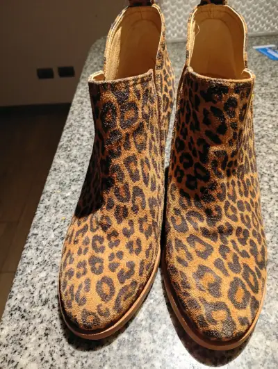 Botines de tacón Animal Print Polinni 39 - miniatura 2