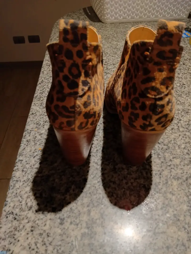 Botines de tacón Animal Print Polinni 39 - 4