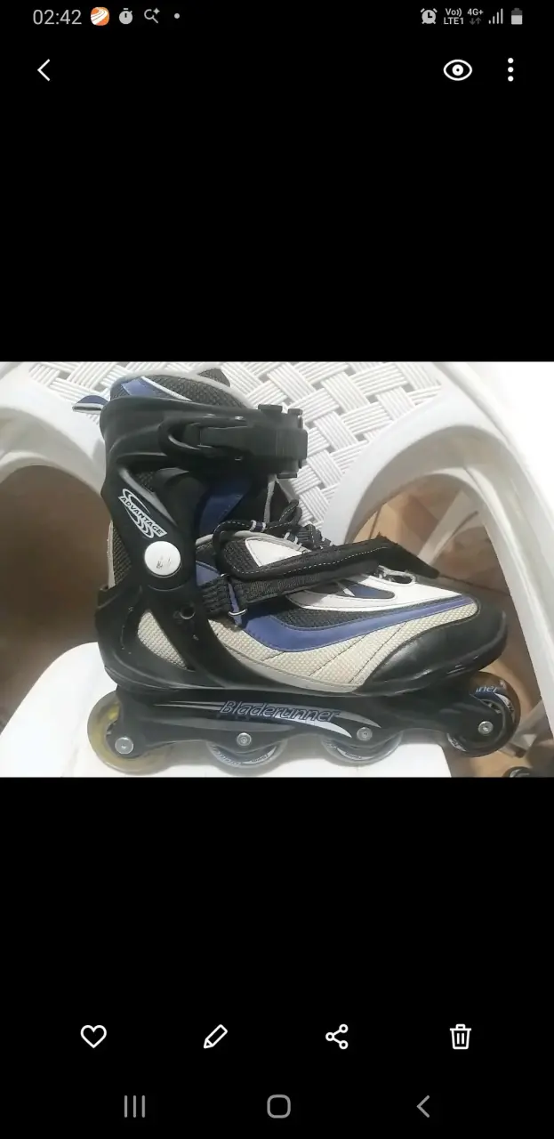 Patines en línea Bladerunner negros y azules