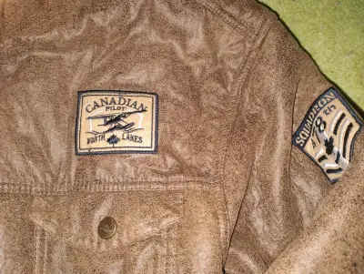 Chaqueta  marrón estilo aviador - miniatura 2
