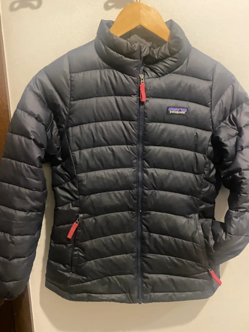 Chaqueta de pluma azul T12 para niños Patagonia - 1