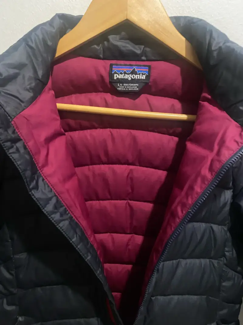 Chaqueta de pluma azul T12 para niños Patagonia - 2