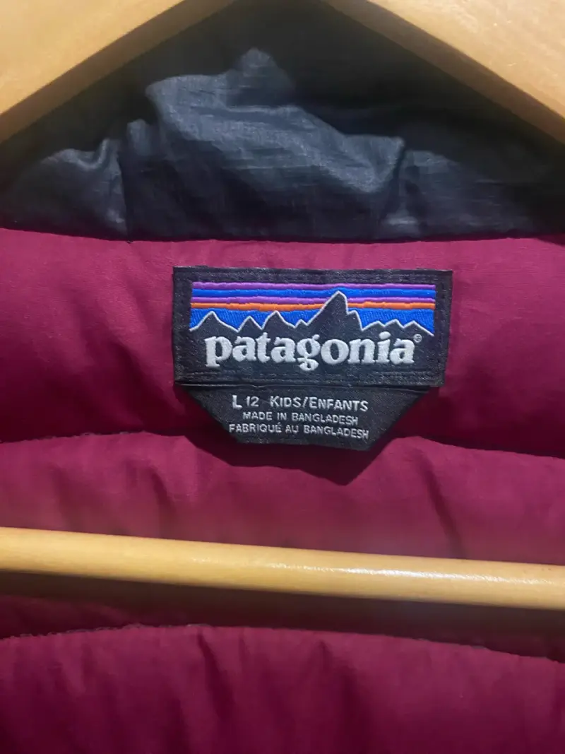 Chaqueta de pluma azul T12 para niños Patagonia - 3