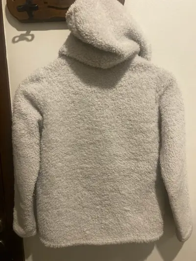 Chaqueta de polar con capucha Patagonia gris - miniatura 2