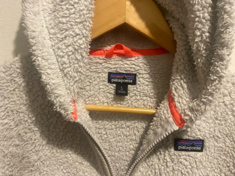 Chaqueta de polar con capucha Patagonia gris - 3
