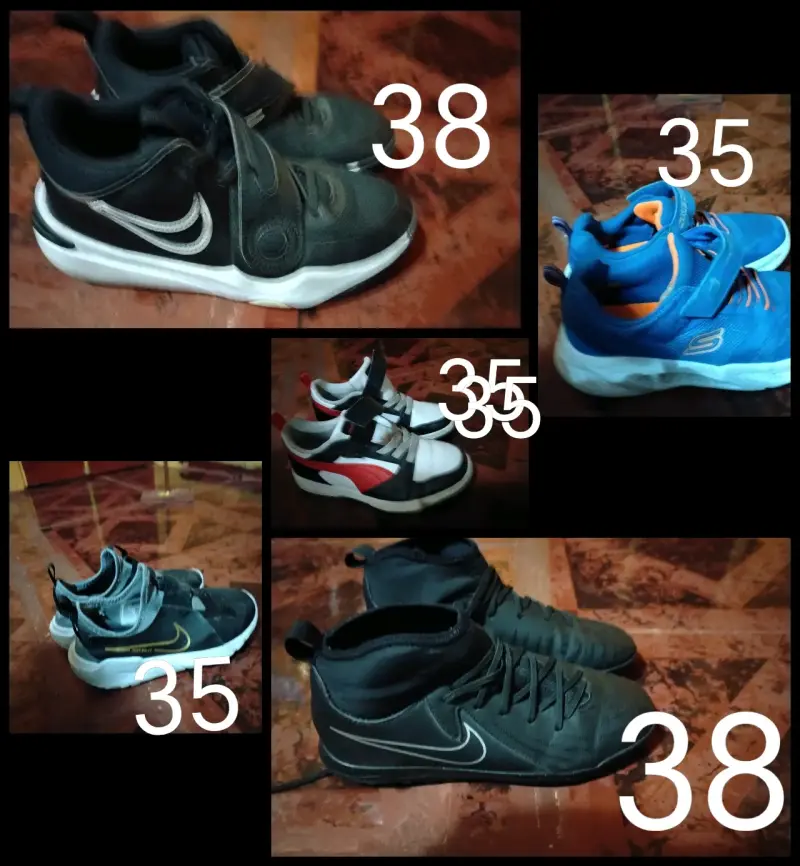 Zapatillas deportivas Nike negras talla 38 - 1