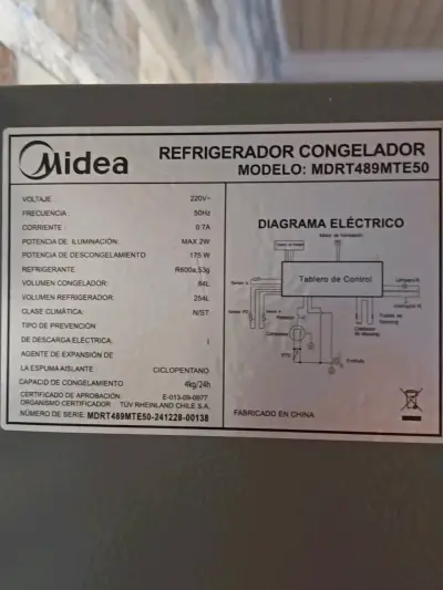 Refrigerador Midea - miniatura 6