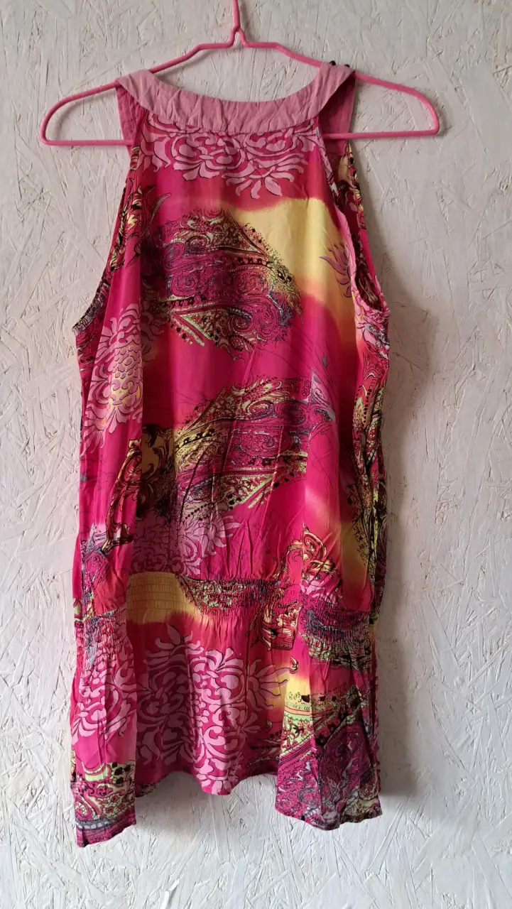 Blusa sin mangas estampada bohemia - 4