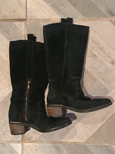 Botas de cuero Gacel negro n37 - miniatura 1