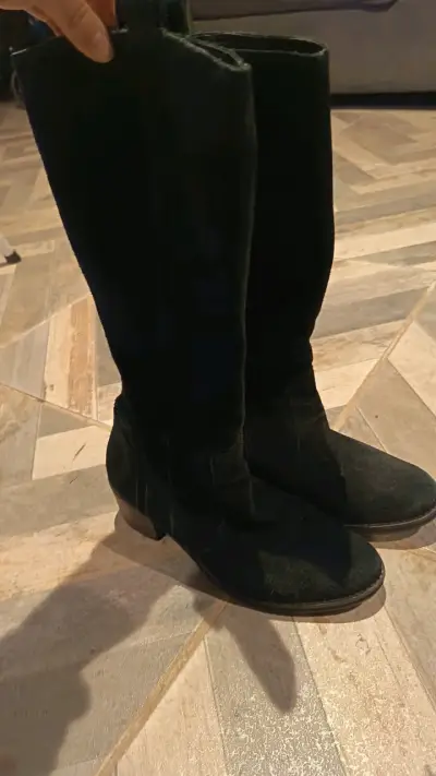 Botas de cuero Gacel negro n37 - miniatura 2