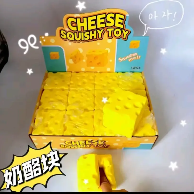 Juguete Squishy de Queso Antiestrés - 1