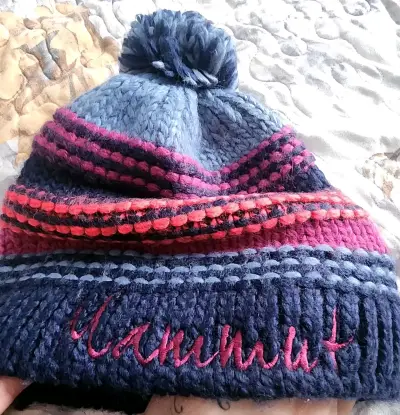 Gorro de lana multicolor con pompón Mammut - miniatura 2