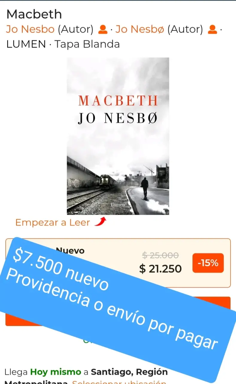 Macbeth de Jo Nesbø nuevo