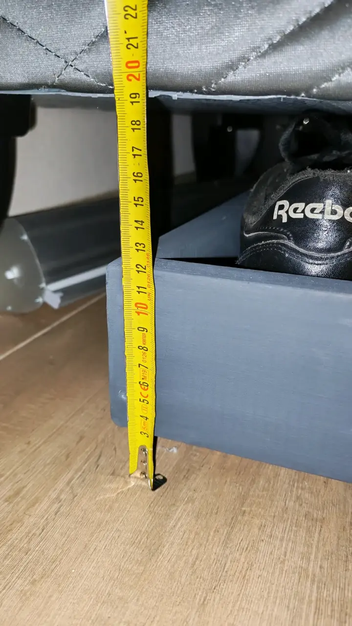Zapatera bajo cama con ruedas giratorias - 3