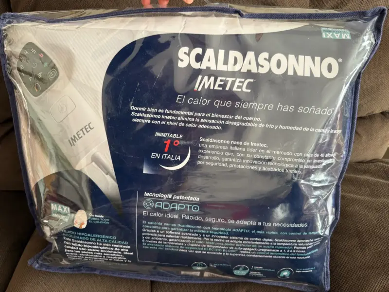 Scaldasonno Imetec 1.5 plazas calientacamas - 2