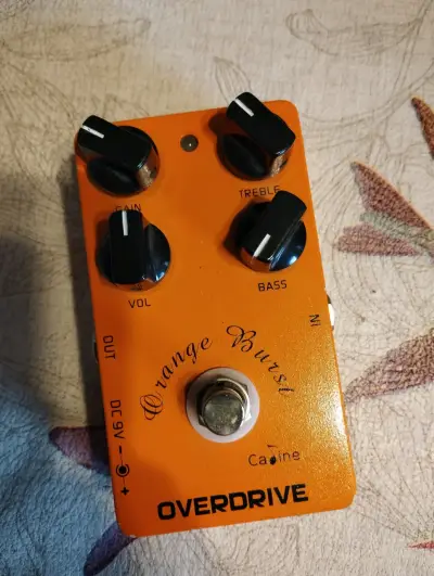 Pedal Overdrive Caline Orange Burst - miniatura 1