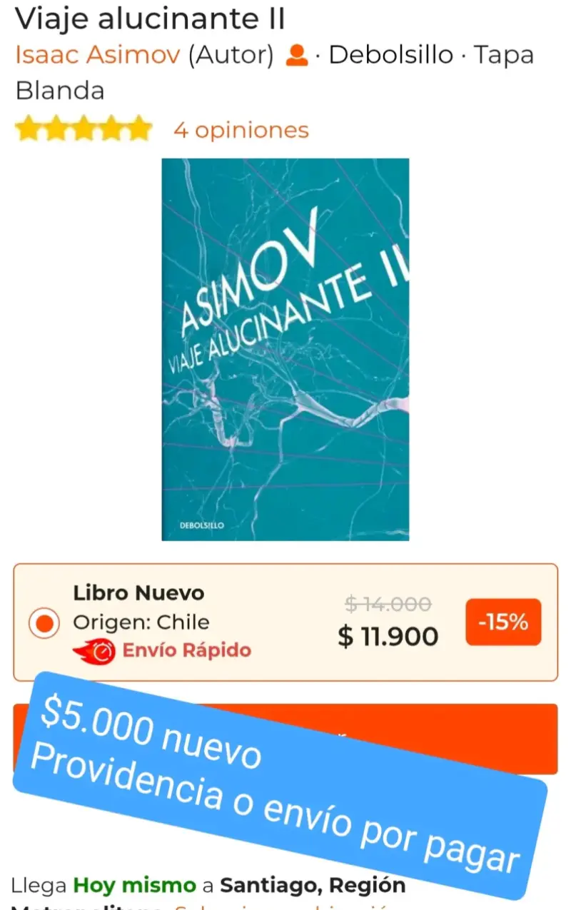 Libro 'Viaje alucinante II' de Isaac Asimov