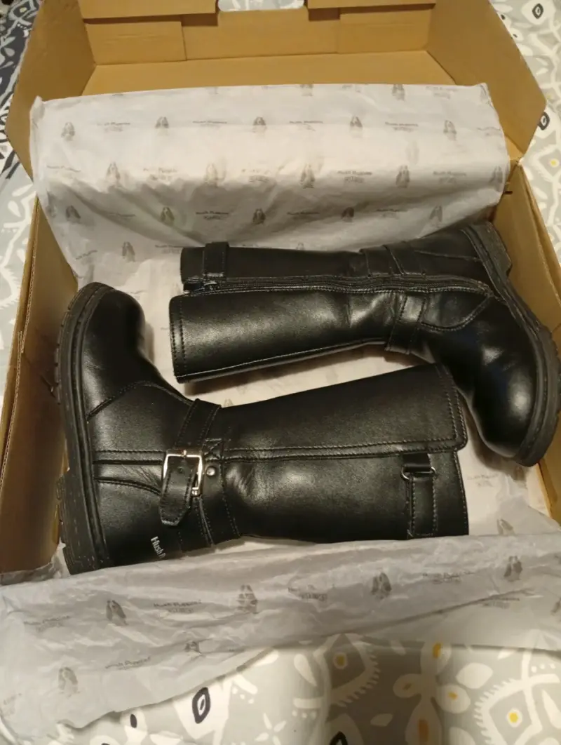 Botas de cuero negras Hush Puppies Niña - 5