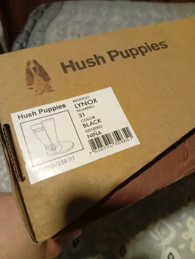 Botas de cuero negras Hush Puppies Niña - miniatura 6
