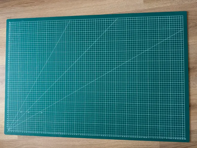 Mat de Corte Base de corte 90x60 A1 - 2