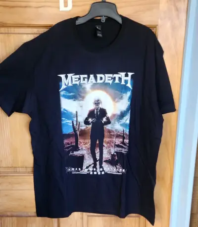 Polera Megadeth negra con diseño gráfico - miniatura 2