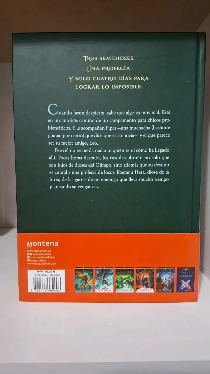 Libro El Héroe Perdido de Rick Riordan - 3
