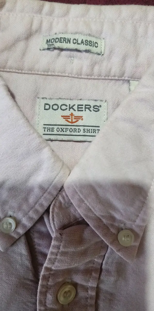 Camisa Oxford Dockers Modern Classic Beige - 2