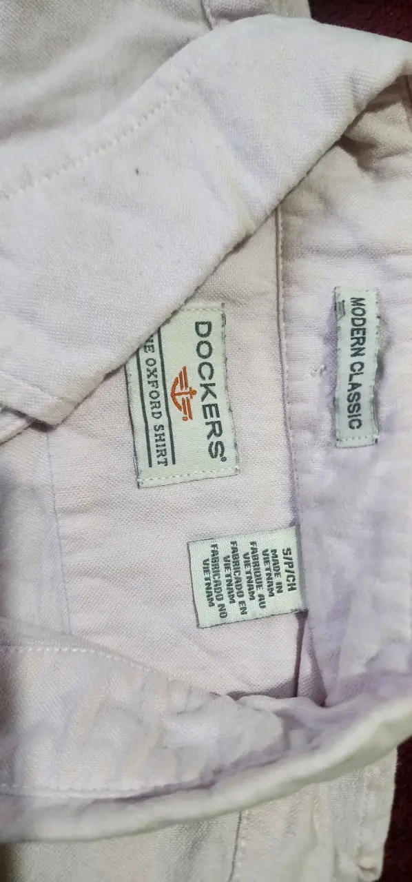 Camisa Oxford Dockers Modern Classic Beige - 3