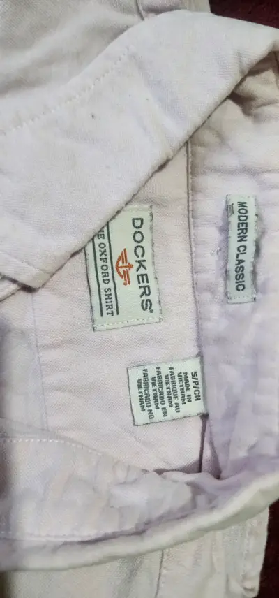 Camisa Oxford Dockers Modern Classic Beige - miniatura 3
