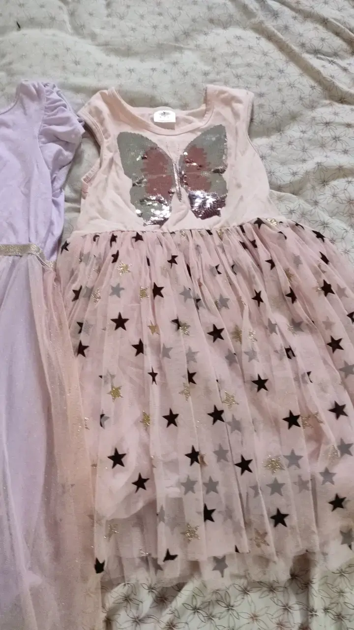 Vestidos de niña con diseño de mariposa y estrellas - 3
