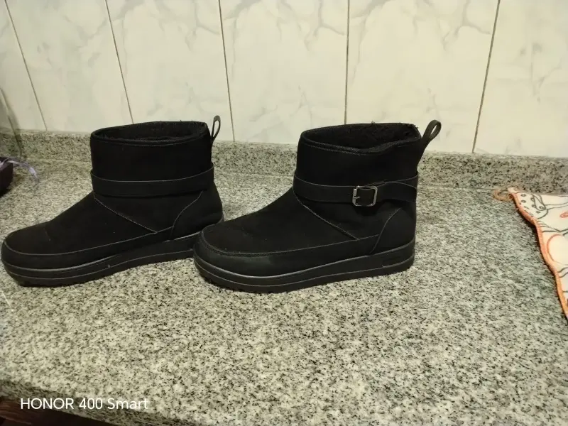 Botines Marquis Negros de Mujer con Hebilla - 2