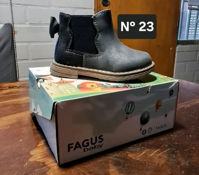 Botines para bebé Fagus talla 23
