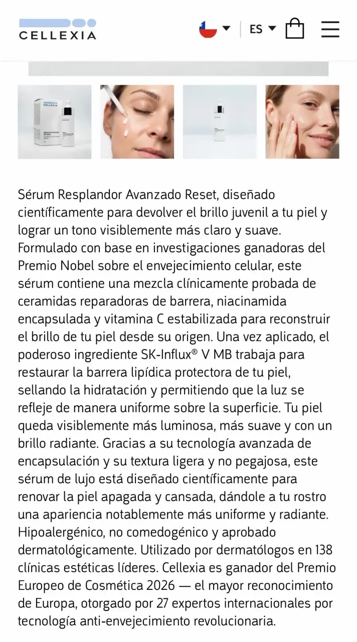 Set de Crema y Sérum Cellexia para Renovación Celular - 3