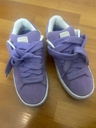 Zapatillas Puma Suede  moradas - miniatura 1